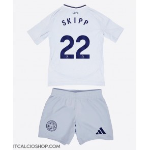 Leicester City Oliver Skipp #22 Terza Maglia Bambino 2024-25 Manica Corta (+ Pantaloni corti)